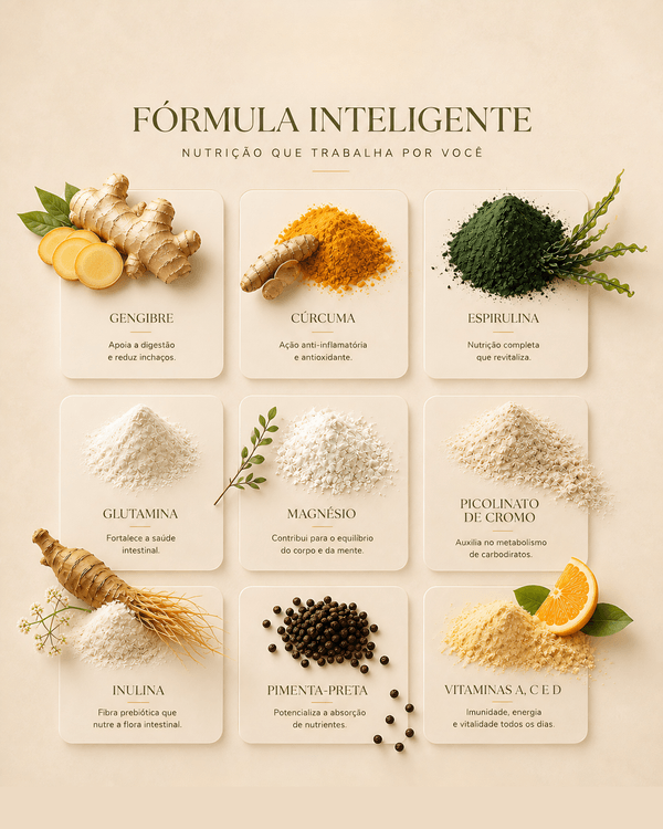 Fórmula inteligente e ingredientes do Seja Leve